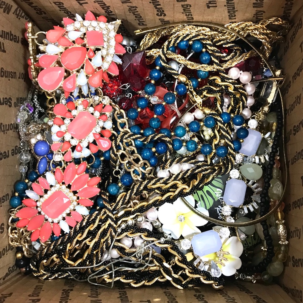 5 lbs Jewelry Mystery Box Assorted Mixed Lot